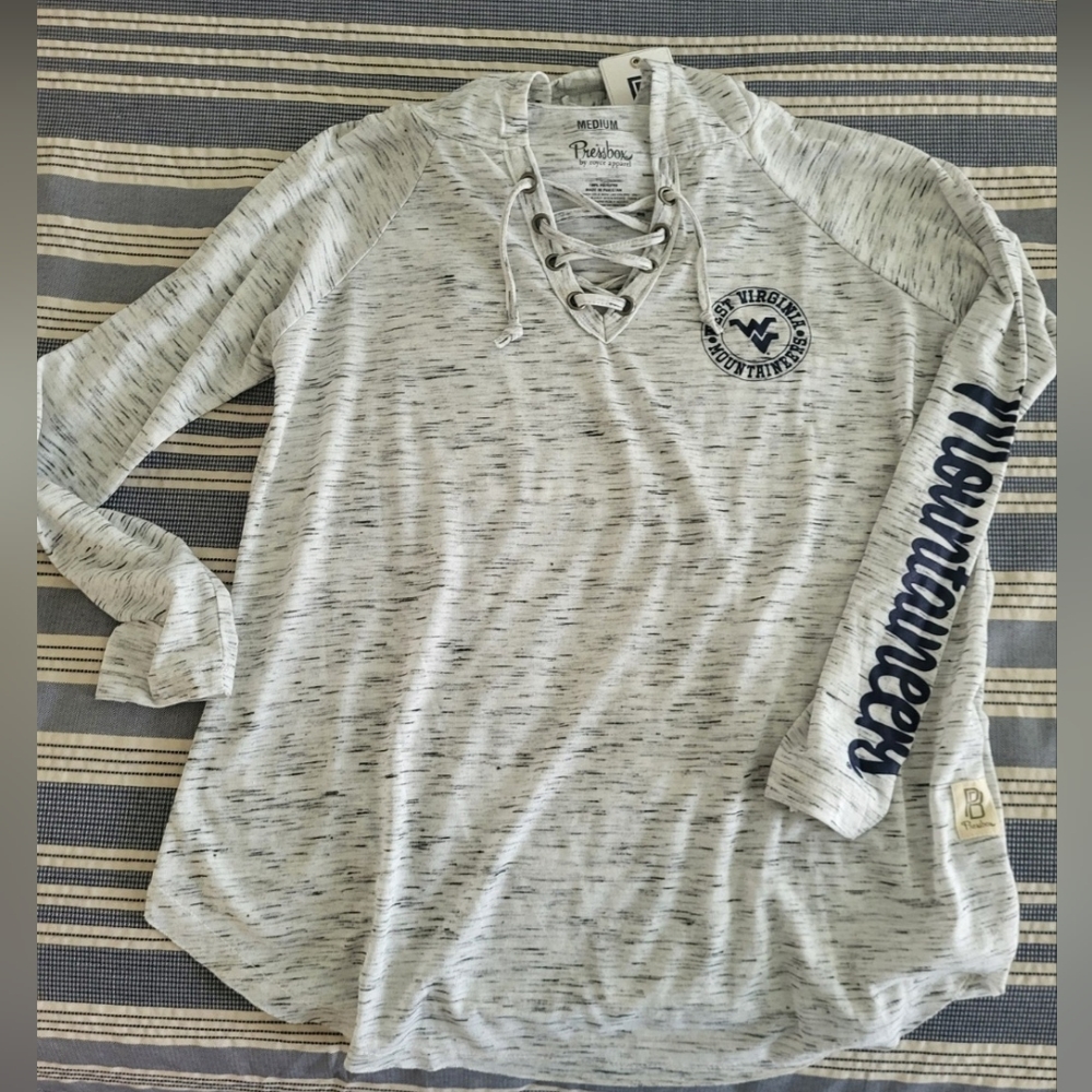 WVU Tee Shirt Hoodie